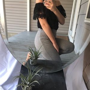 Hounds tooth stretchy pants!🌸